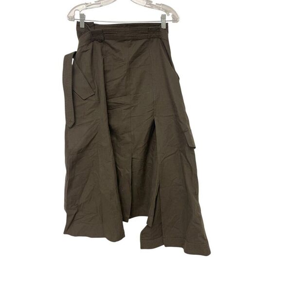 Zara SRPLS Womens Wrap Skirt Size XS Brown Midi Belted 9202/213 NWT - Picture 5 of 12